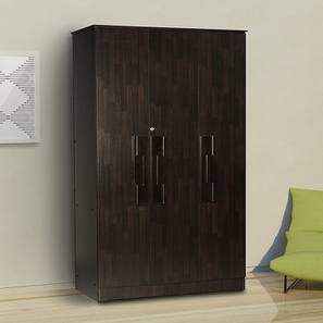 Nayeli 3 door wardrobe wenge color melamine finish lp