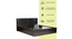 Pantelleria Storage Bed (Queen Bed Size, Melamine Finish) by Urban Ladder - Cross View Design 1 - 372218
