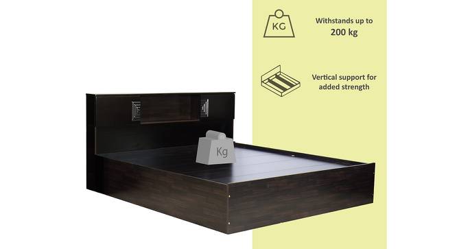 Porto Storage Bed (Queen Bed Size, Melamine Finish) by Urban Ladder - Front View Design 1 - 372230