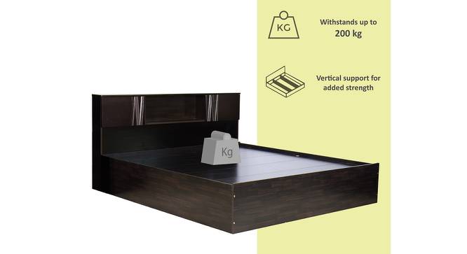 Ponza Storage Bed (Queen Bed Size, Melamine Finish) by Urban Ladder - Front View Design 1 - 372231