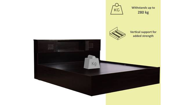 Nivelles Storage Bed (King Bed Size, Melamine Finish) by Urban Ladder - Front View Design 1 - 372232