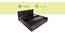 Pelagie Storage Bed (King Bed Size, Melamine Finish) by Urban Ladder - Rear View Design 1 - 372239