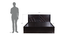 Pantelleria Storage Bed (Queen Bed Size, Melamine Finish) by Urban Ladder - Design 1 Dimension - 372264