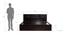 Nivelles Storage Bed (King Bed Size, Melamine Finish) by Urban Ladder - Design 1 Dimension - 372268