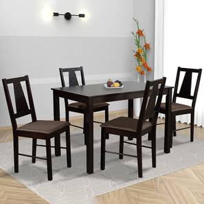 Serena 4 seater dining set wenge color veneer finish lp