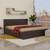 Procida storage bed wenge color melamine finish lp