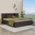 Rialto storage bed wenge color melamine finish lp