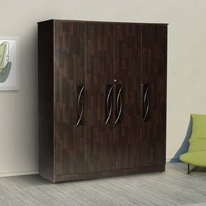 Raven 4 door wardrobe wenge color melamine finish lp