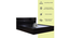 Ryukyu Storage Bed (King Bed Size, Melamine Finish) by Urban Ladder - Cross View Design 1 - 372295