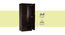 Stevie 2 door Wardrobe (Melamine Finish, Wenge) by Urban Ladder - Design 1 Side View - 372333