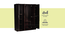 Raven 4 door Wardrobe (Melamine Finish, Wenge) by Urban Ladder - Design 1 Side View - 372334