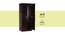 Reynold 2 door Wardrobe (Melamine Finish, Wenge) by Urban Ladder - Design 1 Side View - 372336