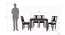 Serena 4 Seater Dining Set (Wenge, Veneer Finish) by Urban Ladder - Design 1 Dimension - 372349