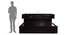 Ryukyu Storage Bed (King Bed Size, Melamine Finish) by Urban Ladder - Design 1 Dimension - 372353