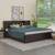 Torcello storage bed wenge color melamine finish lp