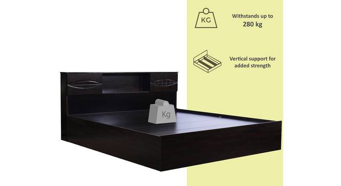 Torcello Storage Bed (King Bed Size, Melamine Finish) by Urban Ladder - Front View Design 1 - 372386