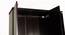 Luciana 3 door Wardrobe with Mirror (Laminate Finish, Wenge) by Urban Ladder - Design 1 Close View - 372448
