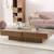 Atticus coffee table natural color semi gloss finish lp