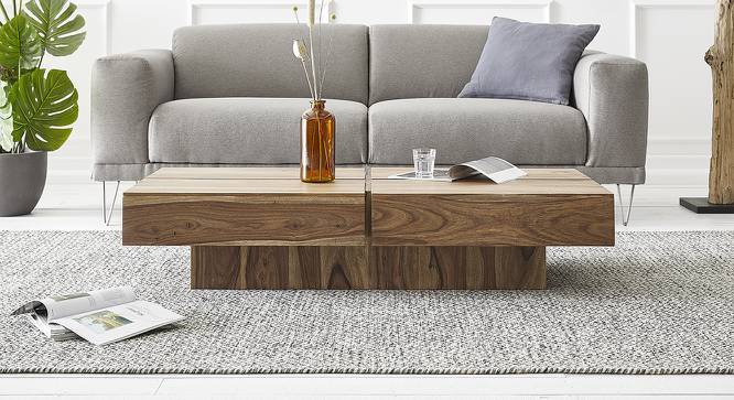 Bilbo Coffee Table (Natural, Semi Gloss Finish) by Urban Ladder - Cross View Design 1 - 372600