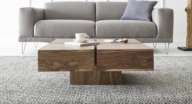 Bartholomew Coffee Table (Natural, Semi Gloss Finish) by Urban Ladder - Cross View Design 1 - 372601