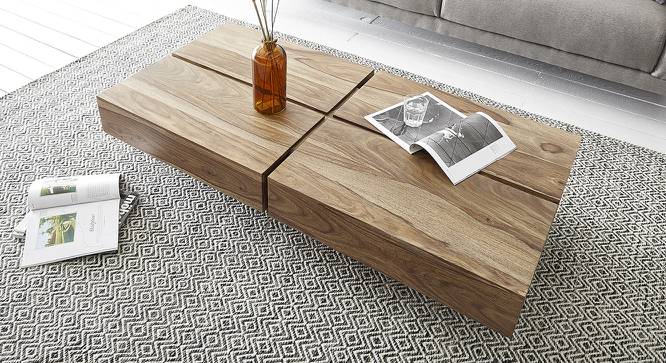 Bilbo Coffee Table (Natural, Semi Gloss Finish) by Urban Ladder - Front View Design 1 - 372607