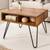 Lana coffee table rustic teak color semi gloss finish lp