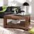 Charles coffee table natural color semi gloss finish lp