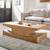 Charlie coffee table natural color semi gloss finish lp
