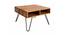 Lana Coffee Table (Semi Gloss Finish, Rustic Teak) by Urban Ladder - Front View Design 1 - 372654
