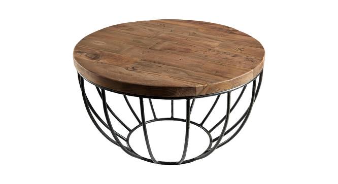 Lois Coffee Table (Semi Gloss Finish, Rustic Teak) by Urban Ladder - Front View Design 1 - 372655