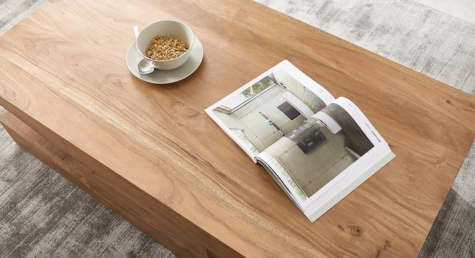 Charlie Coffee Table (Natural, Semi Gloss Finish) by Urban Ladder - Front View Design 1 - 372657