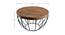 Lois Coffee Table (Semi Gloss Finish, Rustic Teak) by Urban Ladder - Design 1 Dimension - 372690
