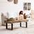 Reed coffee table natural color semi gloss finish lp