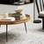 Lorna coffee table natural color semi gloss finish lp