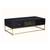 May coffee table black color semi gloss finish lp