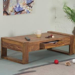 Paxton Rectangular Solid Wood Coffee Table in Semi Gloss Finish-image-23