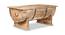 Robin Coffee Table (Natural, Semi Gloss Finish) by Urban Ladder - Cross View Design 1 - 372741