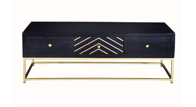 May Coffee Table (Black, Semi Gloss Finish) by Urban Ladder - Front View Design 1 - 372756