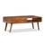 Steve coffee table rustic teak color semi gloss finish lp