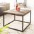 Wanda coffee table rustic teak color semi gloss finish lp
