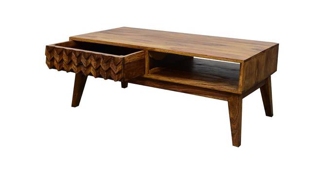 Sue Coffee Table (Semi Gloss Finish, PROVINCIAL TEAK) by Urban Ladder - Front View Design 1 - 372813