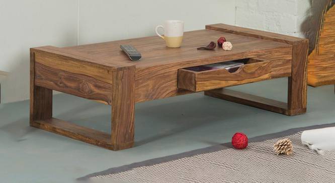 Paxton Coffee Table (Semi Gloss Finish, PROVINCIAL TEAK) by Urban Ladder - Half View Design 1 - 