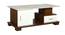 Pete Coffee Table (White & Brown, White & Brown Finish) by Urban Ladder - Cross View Design 1 - 372850