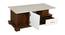 Pete Coffee Table (White & Brown, White & Brown Finish) by Urban Ladder - Rear View Design 1 - 372871