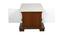 Pete Coffee Table (White & Brown, White & Brown Finish) by Urban Ladder - Design 1 Side View - 372881