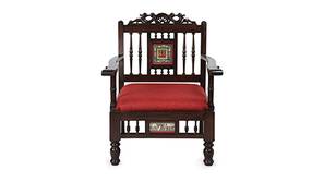 Prina Wooden Sofa - Walnut