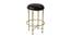Clift Bar Stool (Black & Brass, Leather & Iron Finish) by Urban Ladder - Cross View Design 1 - 374342