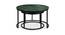 Rosalyn Nesting Coffee Table Set of 2 (Green & Black, Black & Green Finish) by Urban Ladder - Front View Design 1 - 374468