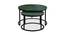 Rosalyn Nesting Coffee Table Set of 2 (Green & Black, Black & Green Finish) by Urban Ladder - Rear View Design 1 - 374493
