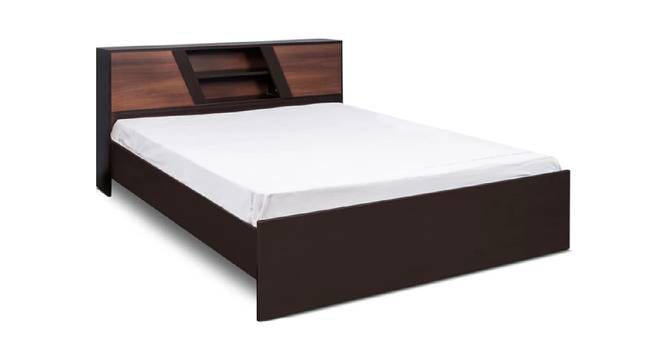 Amorgos Bed (Brown, King Bed Size, Brown Finish) by Urban Ladder - Cross View Design 1 - 374524